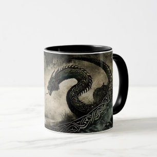 Noorse Draak Viking Samhain Halloween Mok