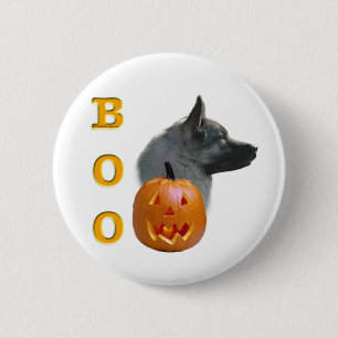 Noorse Elkhound Boo Ronde Button 5,7 Cm