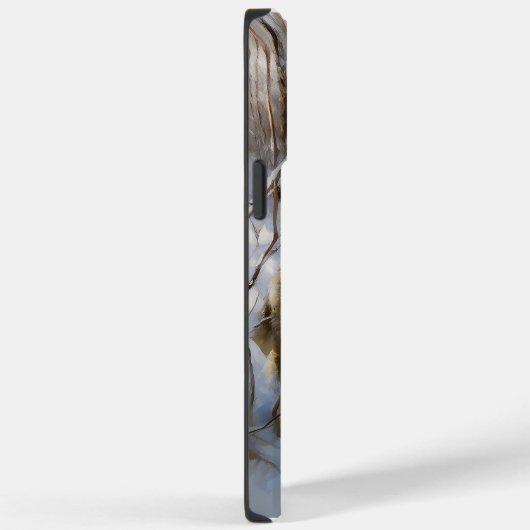 Noorse Elkhound liet het sneeuwkerst Case-Mate iPhone Case (Achterkant / Rechts)