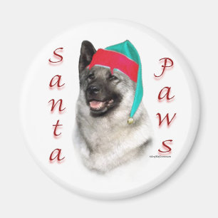 Noorse Elkhound Santa Paws Magneet
