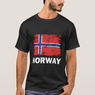Noorse Flag Pride Steun Noors T-shirt