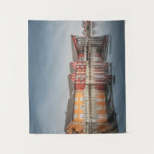 Noorse geverfde huizen wandkleed (Voorkant)