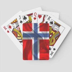 Noorse golfvlag pokerkaarten