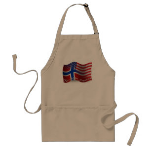 Noorse Golfvlag Standaard Schort