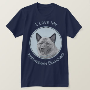 Noorse goudschilderingen - oorspronkelijke hondenk t-shirt