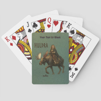 Noorse Huldra Bosvrouw Pokerkaarten