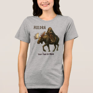 Noorse Huldra Bosvrouw Tri-Blend Shirt