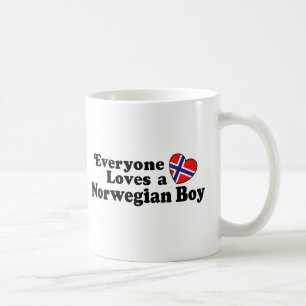 Noorse jongen koffiemok