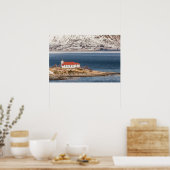 Noorse kerk Lofoten Poster (Keuken)