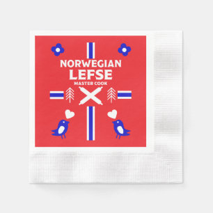 Noorse Lefse Vlakbrood Schort Servet