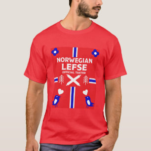 Noorse Lefse Vlakbrood Schort T-shirt