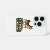 Noorse Lundehund T-shirt – Zes Tenige Evolutie Wen iPhone Hoesje (Achterkant horizontaal)