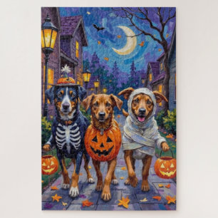 Noorse Lundehund Trick-or-Treating Halloween Legpuzzel