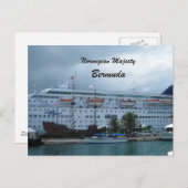 Noorse Majesteit Briefkaart (Voorkant / Achterkant)