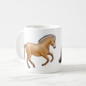 Noorse Mok van Fjord-paarden (Voorkant links)