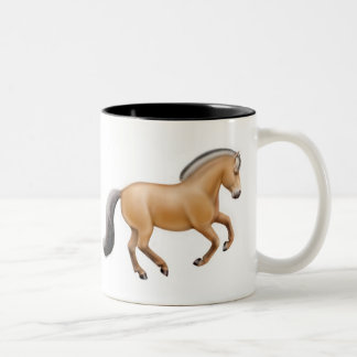 Noorse Mok van Fjord-paarden