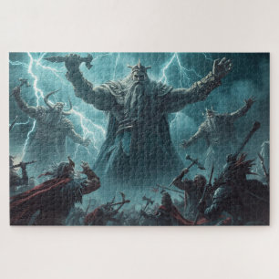 Noorse Mythologie Slagveld Legpuzzel
