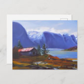 Noorse Natuur Briefkaart (Voorkant / Achterkant)