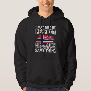 Noorse Noorwegen Vlag Trots Noorwegen Hoodie