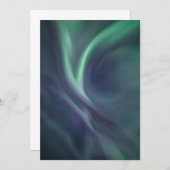 Noorse Northern Lights Sky Card Save The Date (Voorkant / Achterkant)