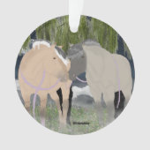 Noorse paarden ornament (voorkant)