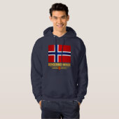 Noorse Pride Hoodie (Voorkant volledig)