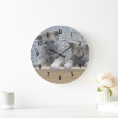 Noorse Puppies van Elkhound Grote Klok (Huis)