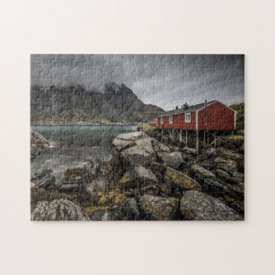 Noorse Rode Cabine Legpuzzel