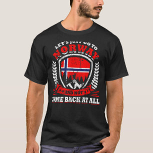 Noorse Scandinavia Deer North Cape Noorwegen T-shirt