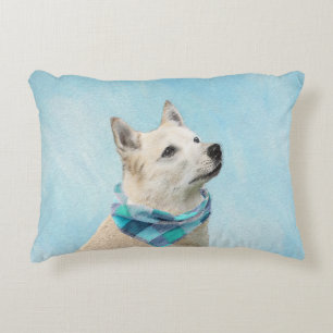 Noorse schilderij - Kute Original Dog Art Accent Kussen