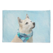 Noorse schilderij - Kute Original Dog Art Kussensloop (Achterkant)