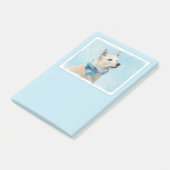 Noorse schilderij - Kute Original Dog Art Post-it® Notes (Schuin)
