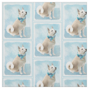 Noorse schilderij - Kute Original Dog Art Stof