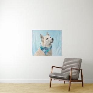 Noorse schilderij - Kute Original Dog Art Wandkleed