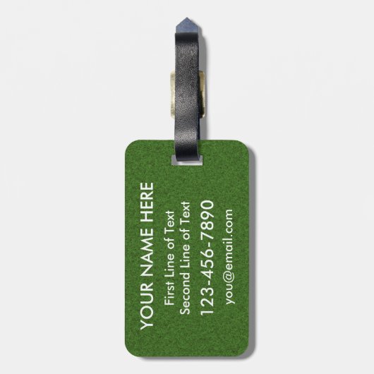 Noorse Sjabloon Lacrosse Bagagelabel (Achterkant verticaal)