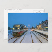 Noorse spoorwagen BM 93 - 06 Briefkaart (Voorkant / Achterkant)