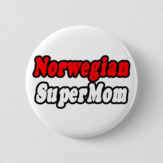 Noorse supermoeder ronde button 5,7 cm (Voorkant)