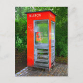 Noorse telefooncel briefkaart (Voorkant)