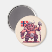 Noorse trol magneet (Voorkant / Achterkant)