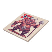 Noorse trol tegeltje (Zijkant)