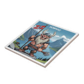 Noorse trol tegeltje (Zijkant)