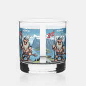 Noorse trol whisky glas (Achterkant)