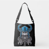 Noorse Viking Illustratie Kunst Crossbody Tas (Voorkant)