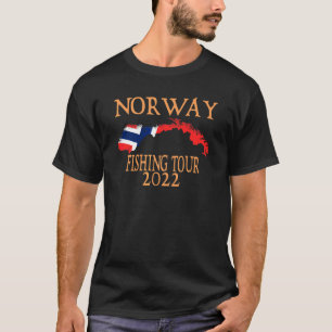 Noorse Vis Tour 2022 Scandinavië Noorwegen Norg T-shirt