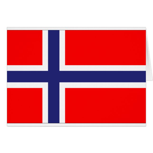 Noorse vlag (Voorkant Horizontaal)