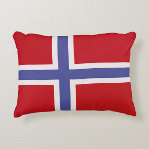 Noorse vlag accent kussen