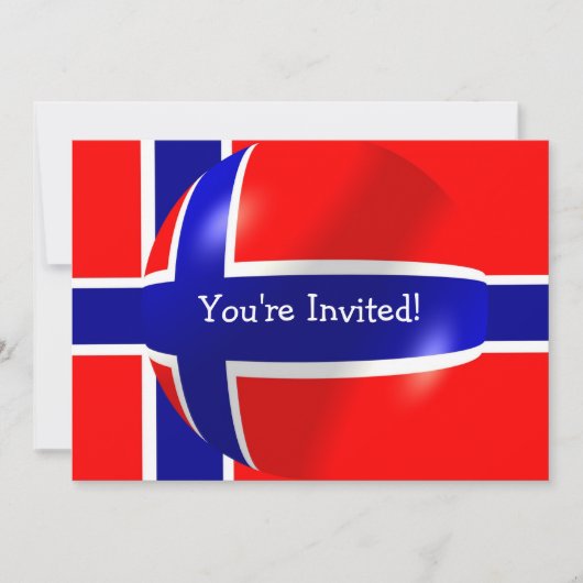 Noorse vlag Alle voorvallen Kaart (Voorkant)
