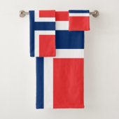 Noorse vlag bad handdoek (Insitu)