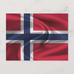 Noorse vlag briefkaart
