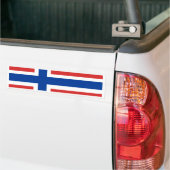 Noorse vlag bumpersticker (Op Truck)